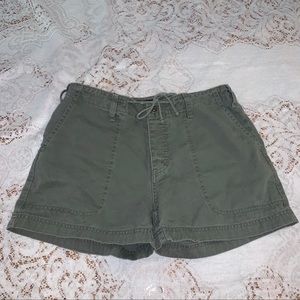 Vintage Gasoline army green Shorts